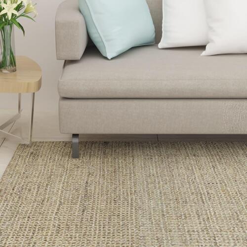 Gulvtæppe 66x250 cm naturlig sisal grøn