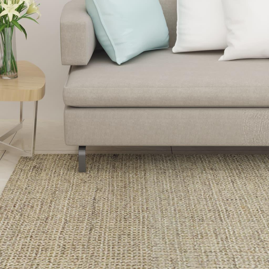 Gulvtæppe 66x250 cm naturlig sisal grøn