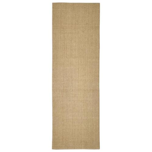 Gulvtæppe 80x250 cm naturlig sisal