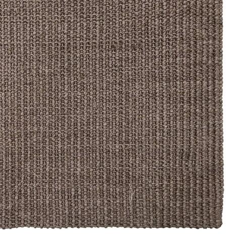 Gulvtæppe 80x300 cm naturlig sisal brun