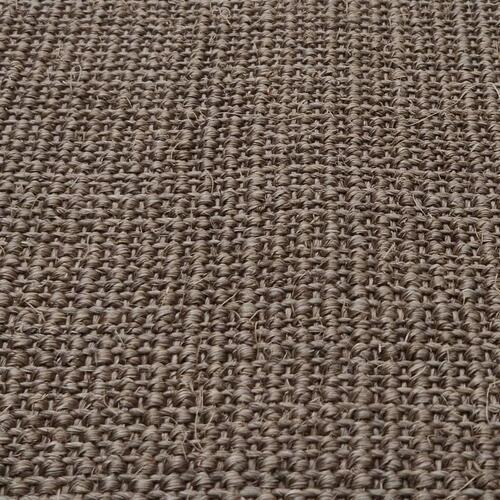 Gulvtæppe 80x300 cm naturlig sisal brun