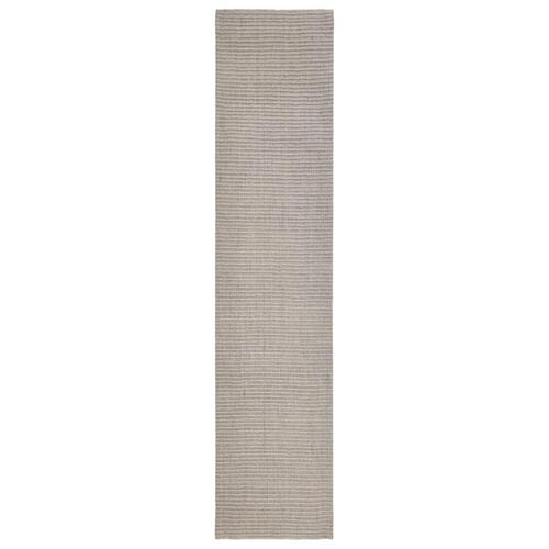 Gulvtæppe 66x300 cm naturlig sisal sandfarvet