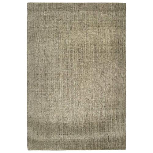 Gulvtæppe 100x200 cm naturlig sisal gråbrun
