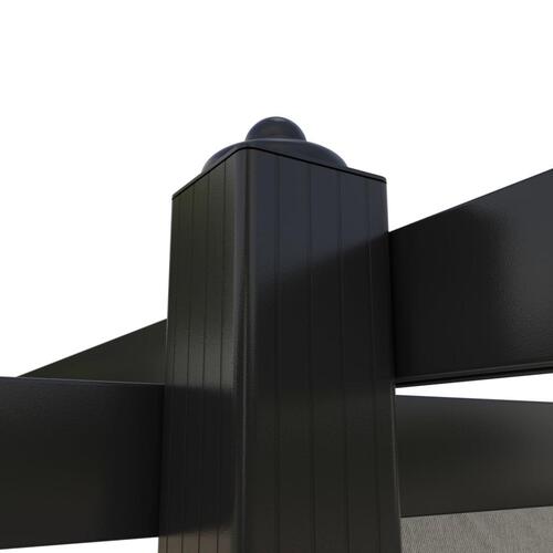 Havepavillon med sammenrulleligt tag 3x3 m cremefarvet