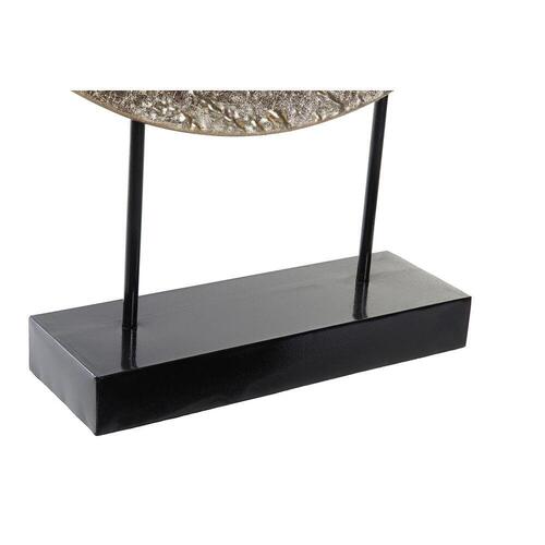 Dekorativ figur Blå Gylden Metal Hvid (52 x 8,3 x 61 cm)