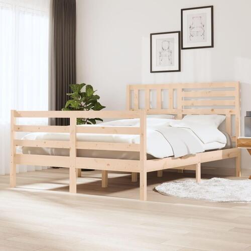 Sengeramme 160x200 cm massivt træ