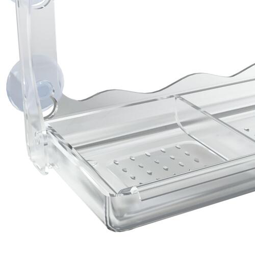 Foderautomater til vindue 2 stk. 30x12x15 cm akryl