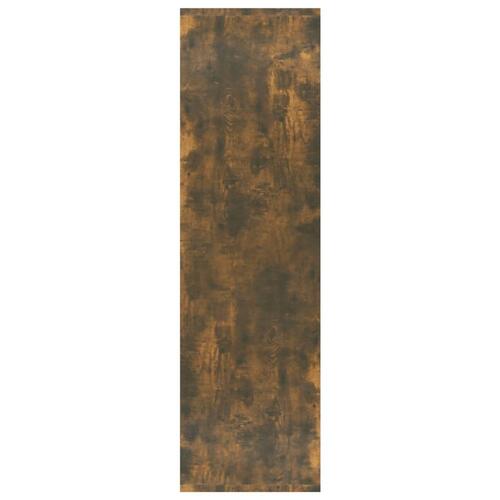Bogreol/rumdeler 60x30x103 cm konstrueret træ røget egetræ