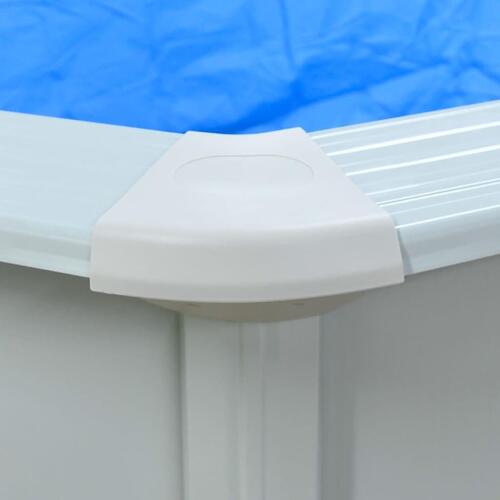 Swimmingpool med sandfilterpumpe og stige 610x360x120 cm