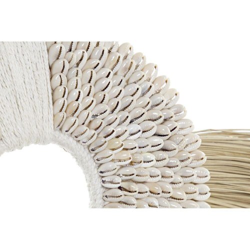 Dekorativ figur i jute og jern - etnisk, natur/sort (55 × 12 × 53 cm)