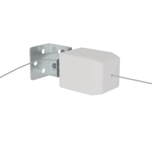 Lodret markise 60x360 cm oxfordstof hvid