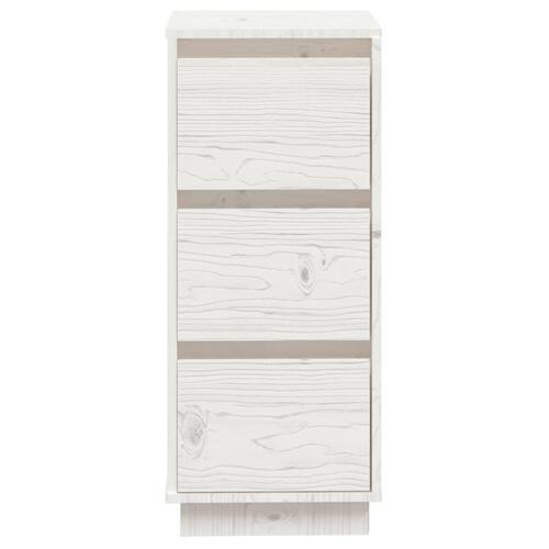 Skænke 2 stk. 32x34x75 cm massivt fyrretræ hvid