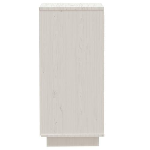 Skænke 2 stk. 32x34x75 cm massivt fyrretræ hvid