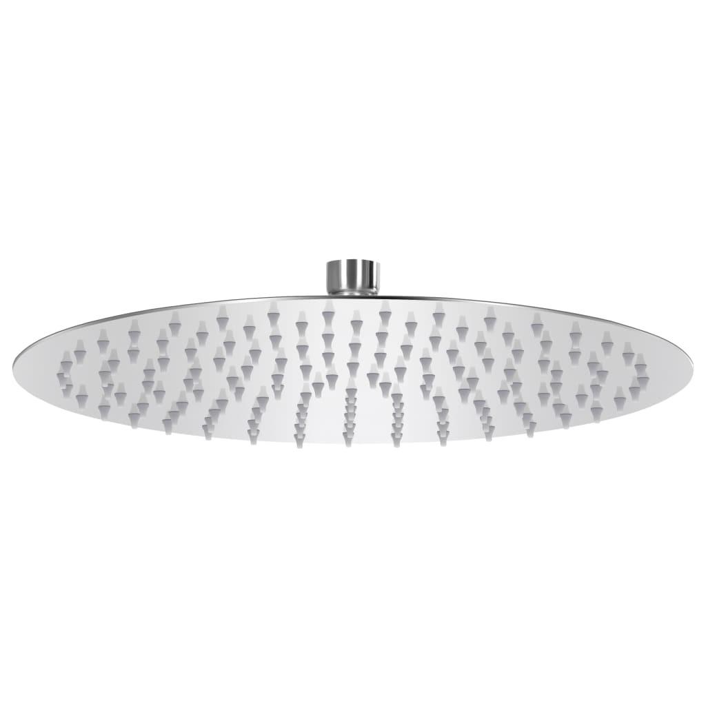 Regnbrusehoved 30 cm rund rustfrit stål 304