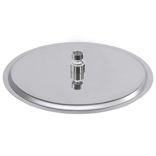 Regnbrusehoved 30 cm rund rustfrit stål 304