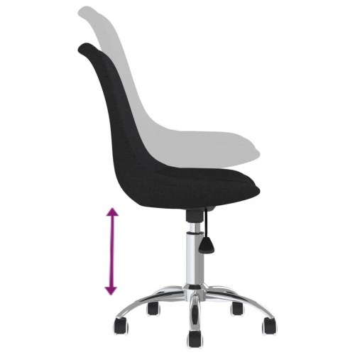 Drejelig kontorstol stof sort
