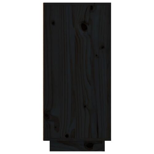 Skænk 111x34x75 cm massivt fyrretræ grå