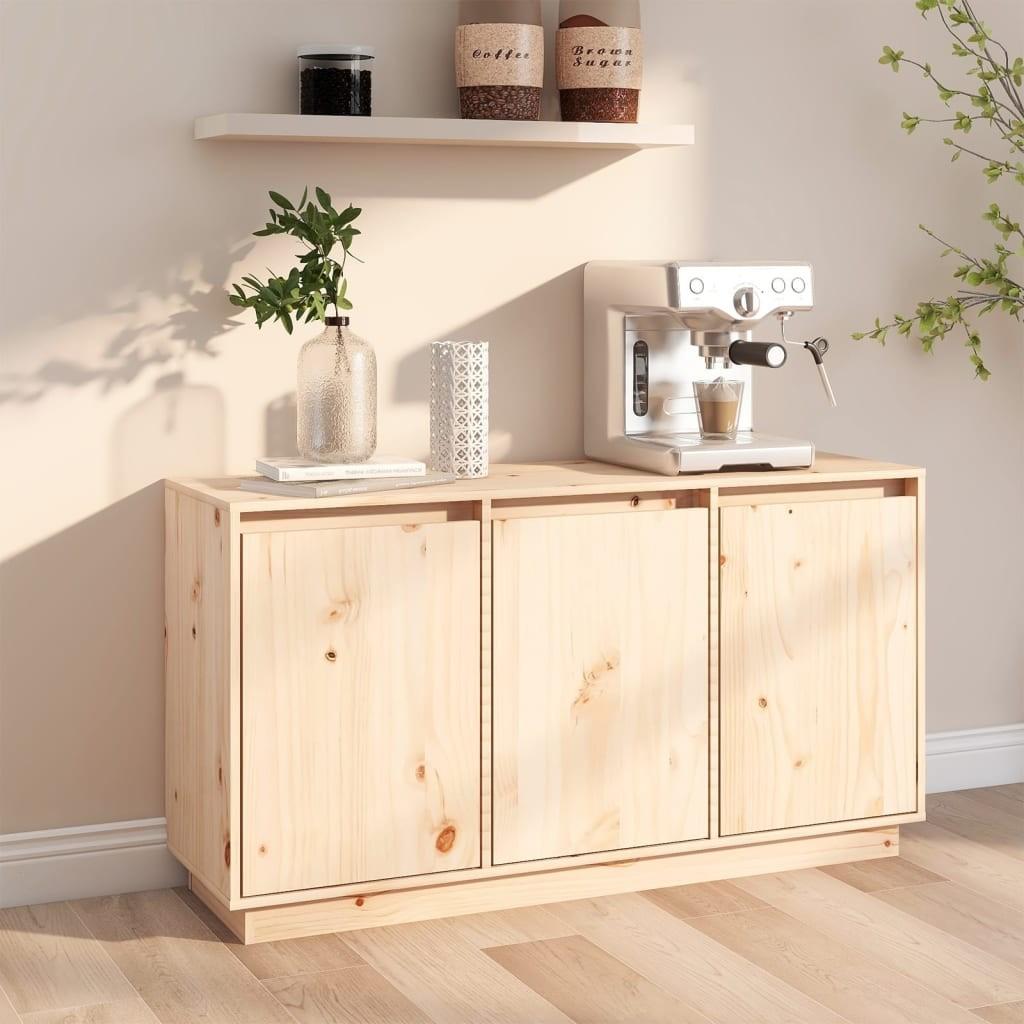 Skænk 111x34x60 cm massivt fyrretræ