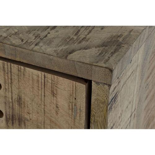 Skænk Sort Metal Mangotræ (140 x 40 x 93 cm)