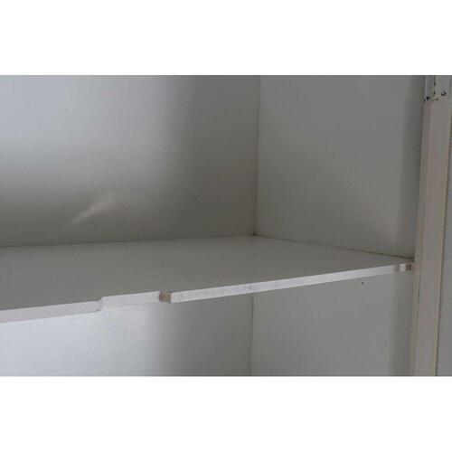 Skænk Hvid Træ MDF (80 x 37,4 x 175,5 cm)