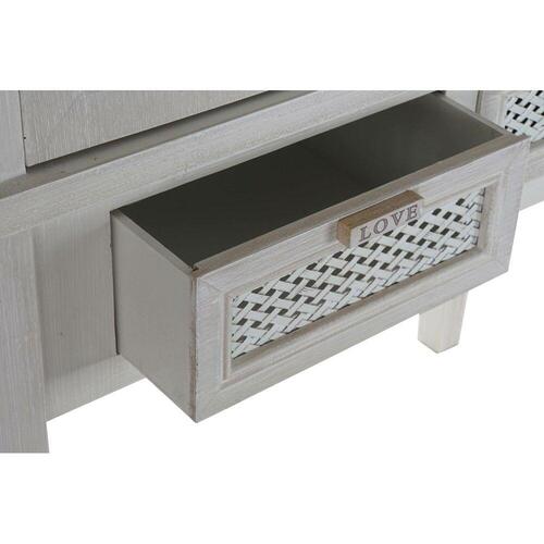 Skænk Hvid Træ MDF (80 x 37,4 x 175,5 cm)