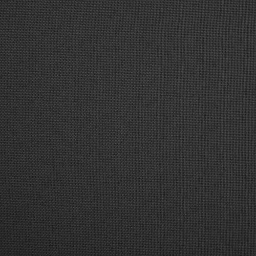 Foldbar puf kunstlærred sort