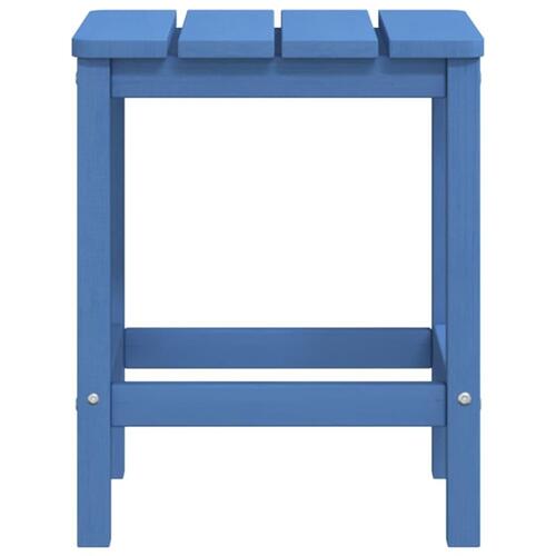 Adirondack-stole med bord HDPE akvamarinblå