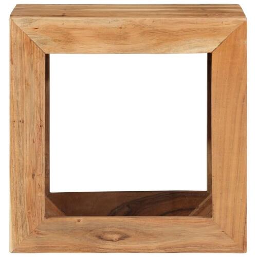 Skammel 40x30x40 cm massivt akacietræ