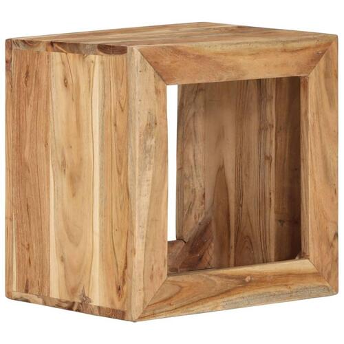 Skammel 40x30x40 cm massivt akacietræ