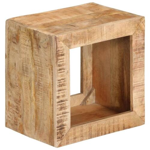 Skammel 40x30x40 cm massivt mangotræ
