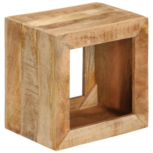 Skammel 40x30x40 cm massivt mangotræ
