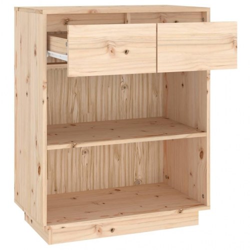 Konsolskab 60 x 34 x 75 cm i massivt fyrretræ