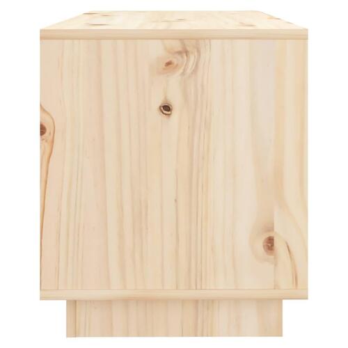 Tv-bord 74x34x40 cm massivt fyrretræ