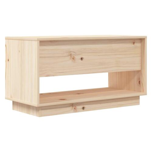 Tv-bord 74x34x40 cm massivt fyrretræ