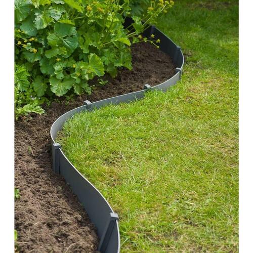 plænekant 15 cm x 40 m 3 mm grå