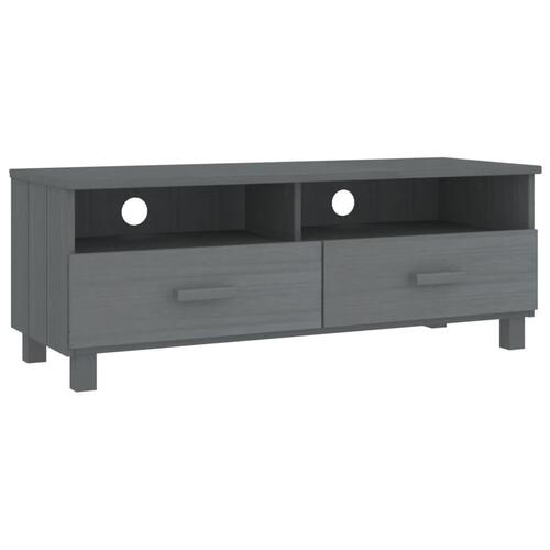 Tv-skab HAMAR 106x40x40 cm massivt fyrretræ mørkegrå