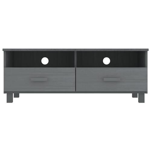 Tv-skab HAMAR 106x40x40 cm massivt fyrretræ mørkegrå