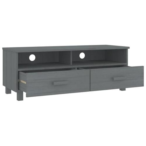 Tv-skab HAMAR 106x40x40 cm massivt fyrretræ mørkegrå