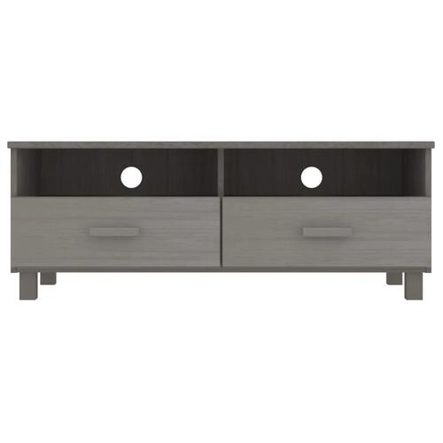Tv-skab HAMAR 106x40x40 cm massivt fyrretræ lysegrå