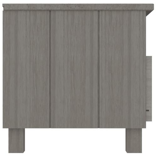 Tv-skab HAMAR 106x40x40 cm massivt fyrretræ lysegrå