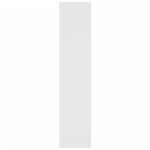 Bogreol/rumdeler 100x30x135 cm fyrretræ hvid