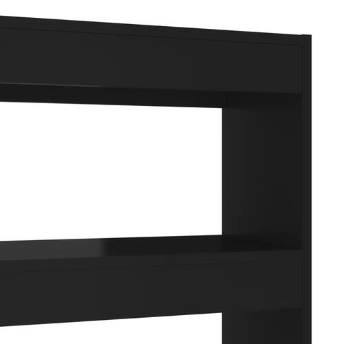 Bogreol/rumdeler 100x30x135 cm sort