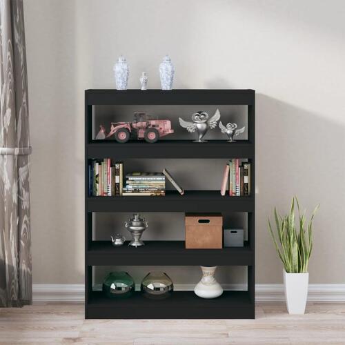 Bogreol/rumdeler 100x30x135 cm sort