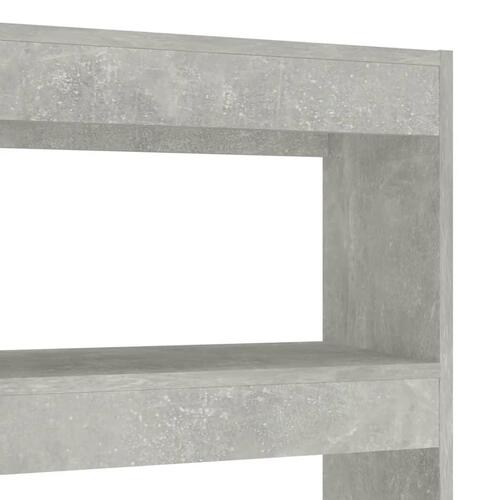 Bogreol/rumdeler 100x30x135 cm betongrå
