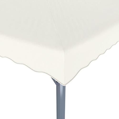 Pavillon 300x300 cm aluminium cremefarvet