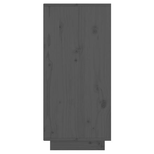 Skænk 60x34x75 cm massivt fyrretræ grå
