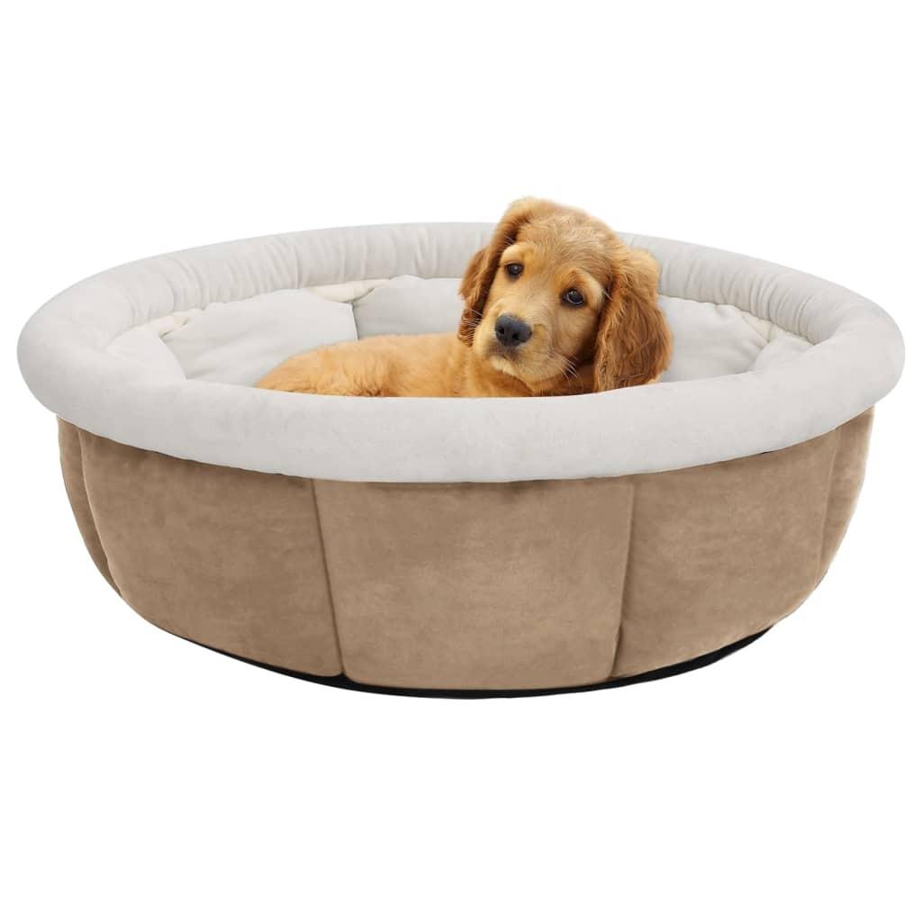 Hundeseng 59x59x24 cm beige