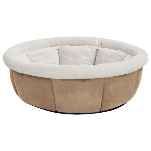Hundeseng 59x59x24 cm beige
