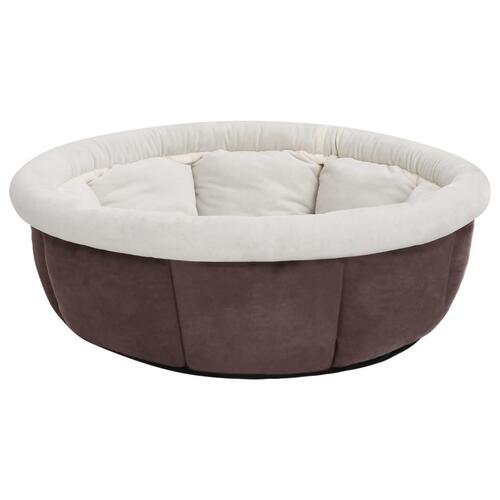 Hundeseng 59x59x24 cm brun