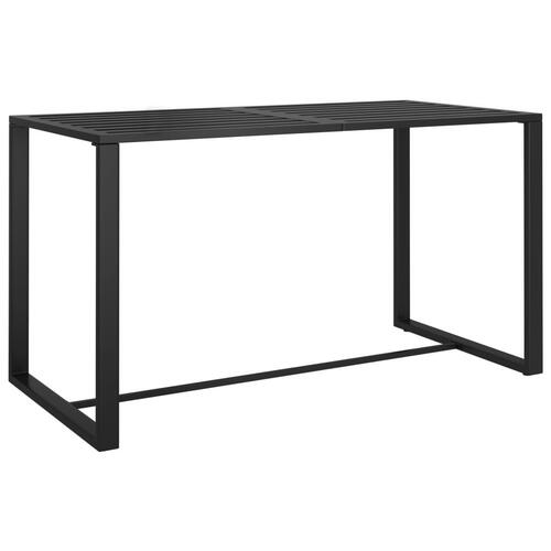 Loungesæt med hynder 6 dele aluminium antracitgrå